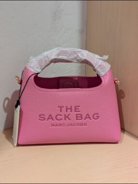 Marc Jacobs Mini The Sack Bag in Bubblegum Pink